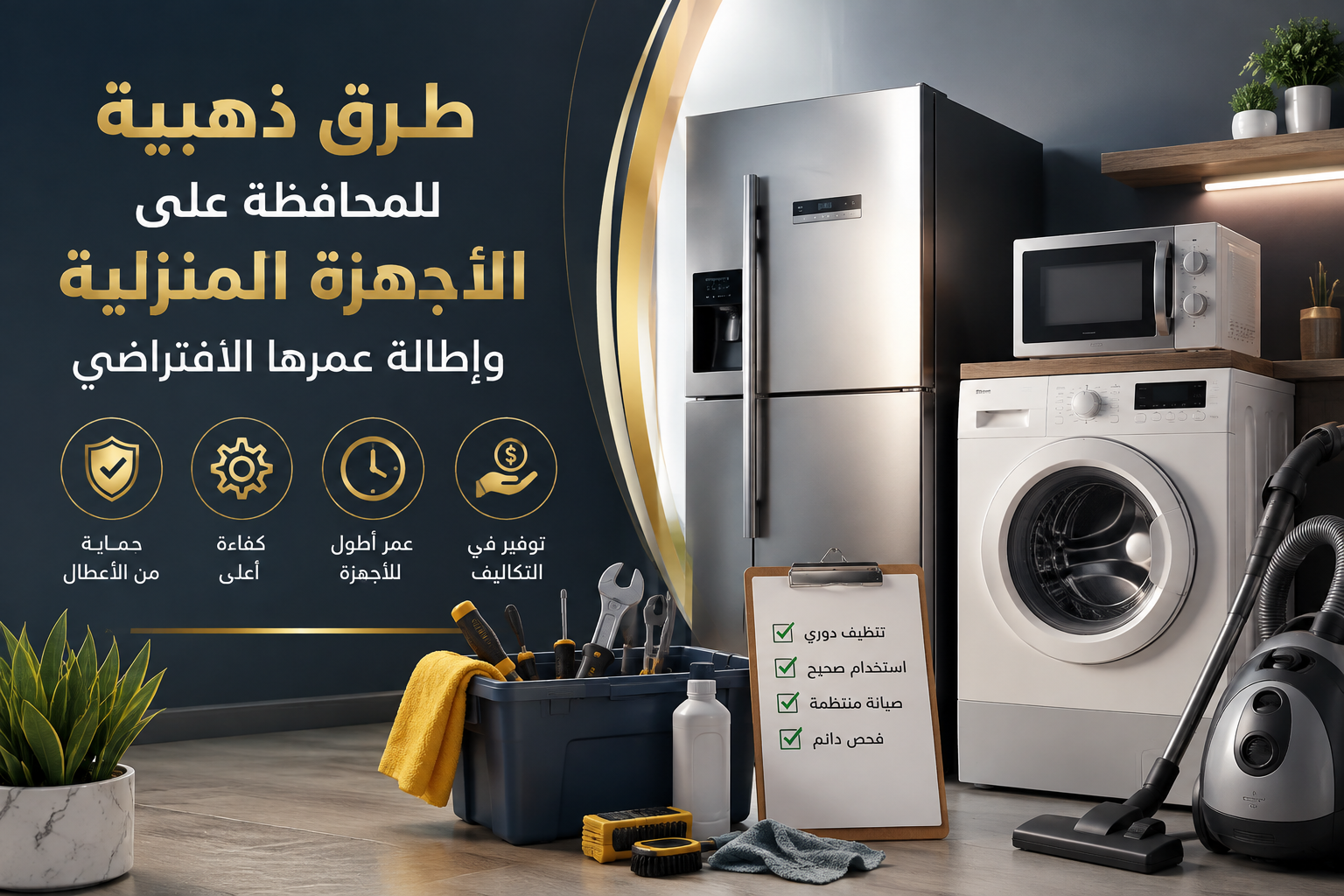 المحافظة على الأجهزة المنزلية
