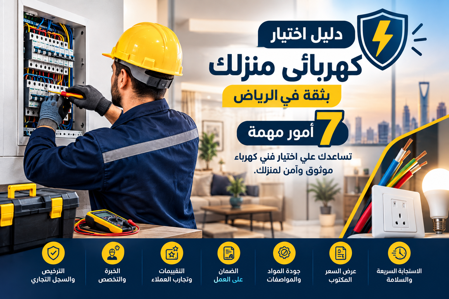 كهربائي في الرياض